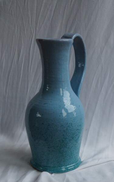 VASE  EN DEGRADE DE BLEU